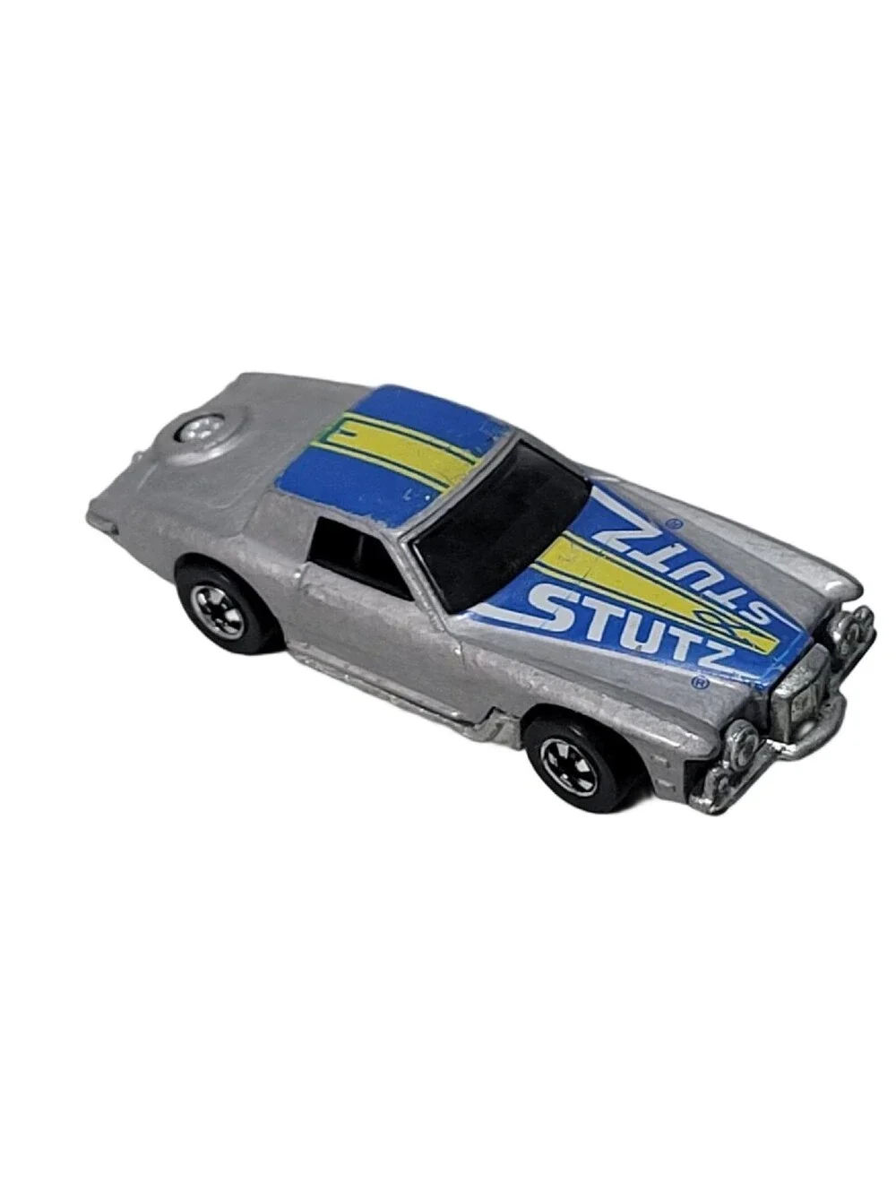 Vintage 1979 Mattel Hot Wheels Stutz Blackhawk Silver Diecast Car Hong Kong